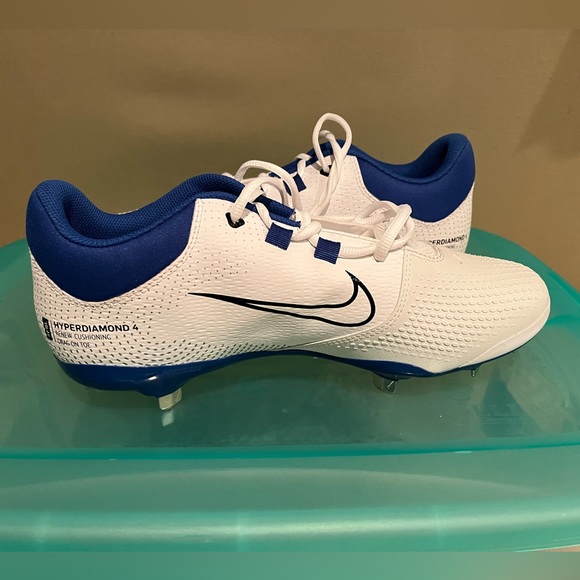Nike Hyperdiamond 4 Elite Women's Softball Cleats - NWOB Sz 12 - Picture 4 of 6